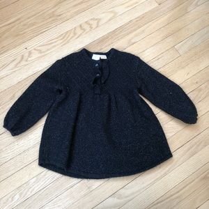 Sparkle black knit Zara girls dress